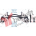 Meritor 30513 Утримувач супорта ELSA195 - 225,  Volvo Truck FH16, 85109887, 5001866988, MCK1319, 