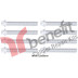 Knorr 1677 Комплект болтів супорту SB5. SB6. SB7  M10x1,5x60mm  8шт.  Benefit